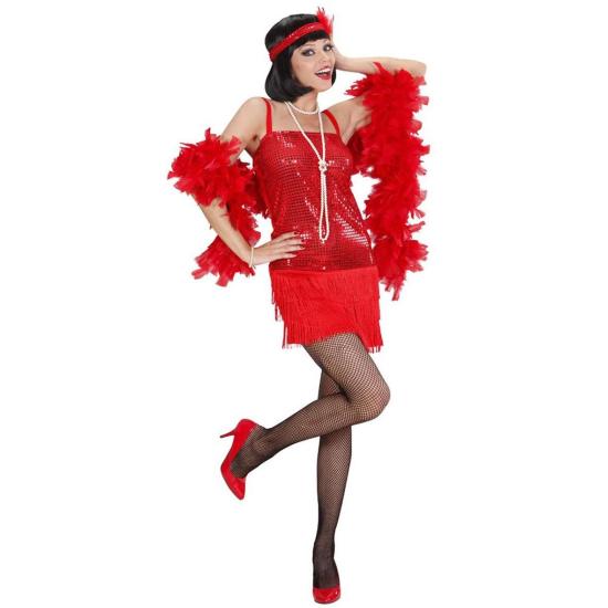 Disfraz Charleston Rojo Años 20  adulta Disfraz Charleston Rojo Años 20  adulta