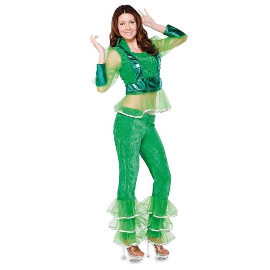 Disfraz Chica Abba Verde Disfraz Chica Abba Verde
