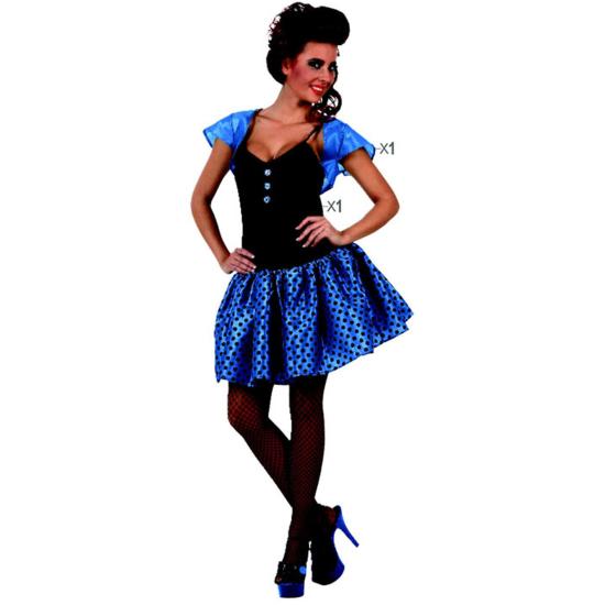 Disfraz chica años 60 blue Disfraz chica años 60 blue