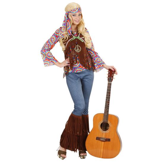 Disfraz Chica Hippie Boom adulta Disfraz Chica Hippie Boom adulta