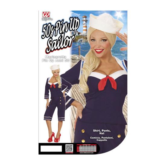 Disfraz  Marinera Pin Up de los años 50 adulta Disfraz  Marinera Pin Up de los años 50 adulta