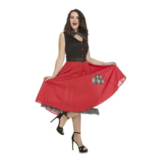 Disfraz Chica Ye-Ye años 50-60 talla adulta Disfraz Chica Ye-Ye años 50-60 talla adulta