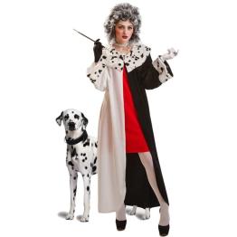 Disfraz Cruella de Vil 101 Dálmatas para adulta