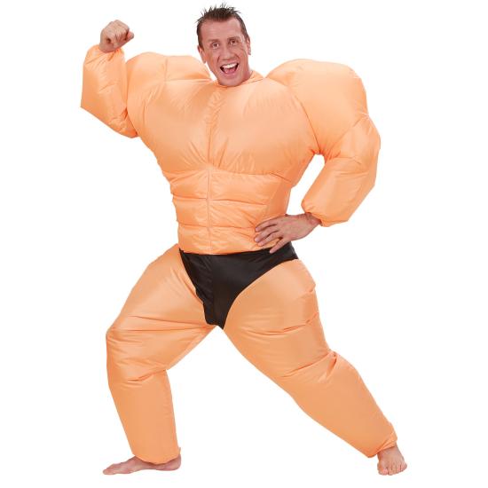 Disfraz Culturista Hinchable talla Única. Disfraz Culturista Hinchable talla Única.