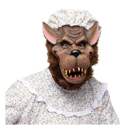 Disfraz de abuela lobo feroz para adulto Disfraz de abuela lobo feroz para adulto