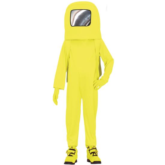 Disfraz de Among Us amarillo para niño Disfraz de Among Us amarillo para niño