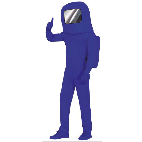 Disfraz de Among Us Azul para adultos Disfraz de Among Us Azul para adultos