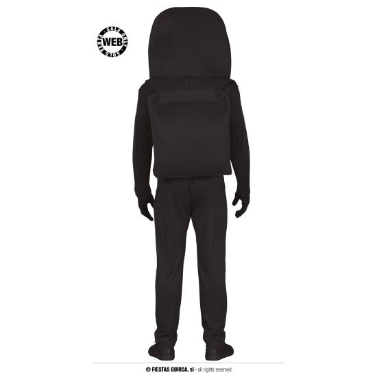 Disfraz de Among Us Negro para adultos Disfraz de Among Us Negro para adultos