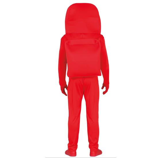 Disfraz de Among Us Rojo para adultos Disfraz de Among Us Rojo para adultos