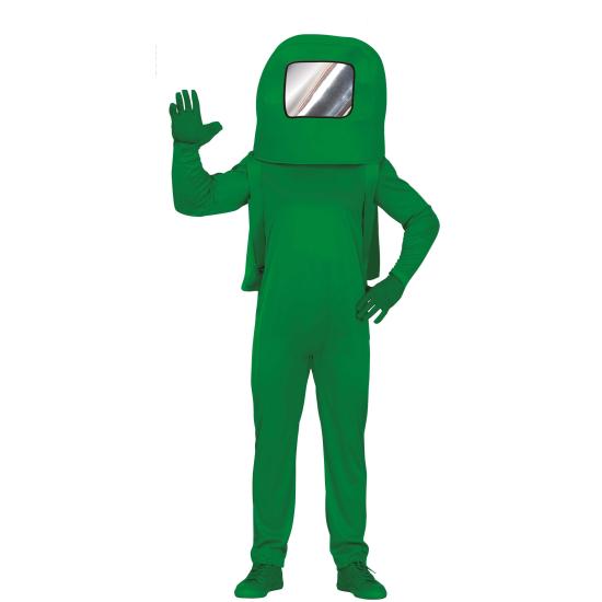 Disfraz de Among Us Verde para adultos Disfraz de Among Us Verde para adultos