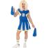 Disfraz de Animadora Azul para Hombre – Vestido de Cheerleader Adulto