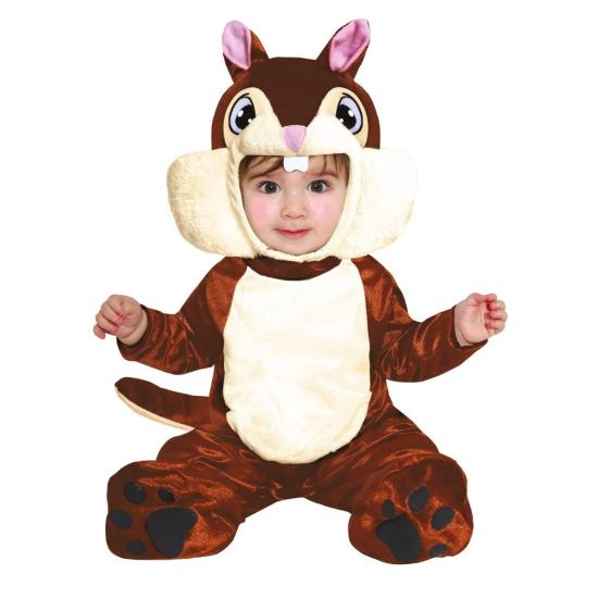 Disfraz de Ardilla Marrón para Bebé ** Disfraz de Ardilla Marrón para Bebé **