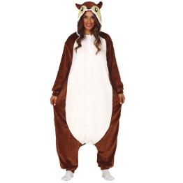 Disfraz de Ardilla Pijama de Peluche para Mujer