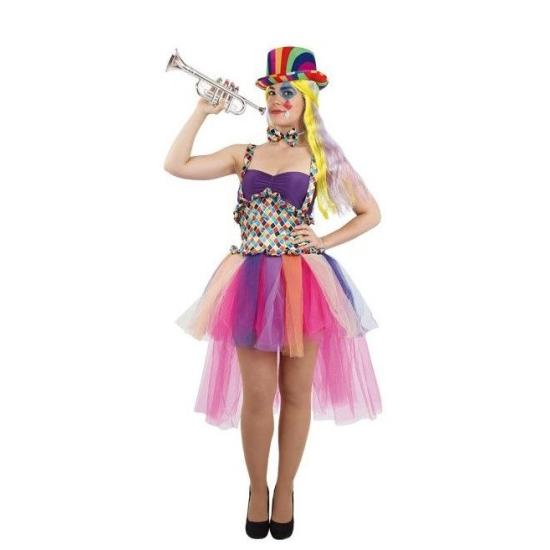 Disfraz de Arlequina Colorida talla Mujer Disfraz de Arlequina Colorida talla Mujer