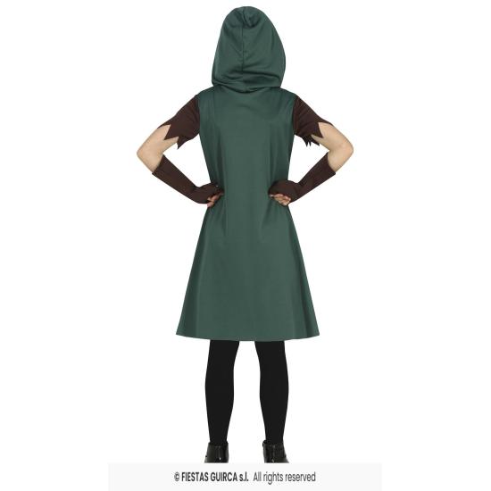 Disfraz de Arquero Verde Niña Disfraz de Arquero Verde Niña