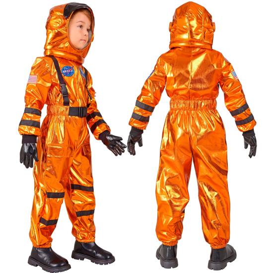 Disfraz de Astronauta Misión Espacial Naranja talla infantil unisex Disfraz de Astronauta Misión Espacial Naranja talla infantil unisex