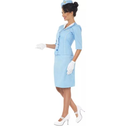 Disfraz de Azafata de Avión Elegante Disfraz de Azafata de Avión Elegante