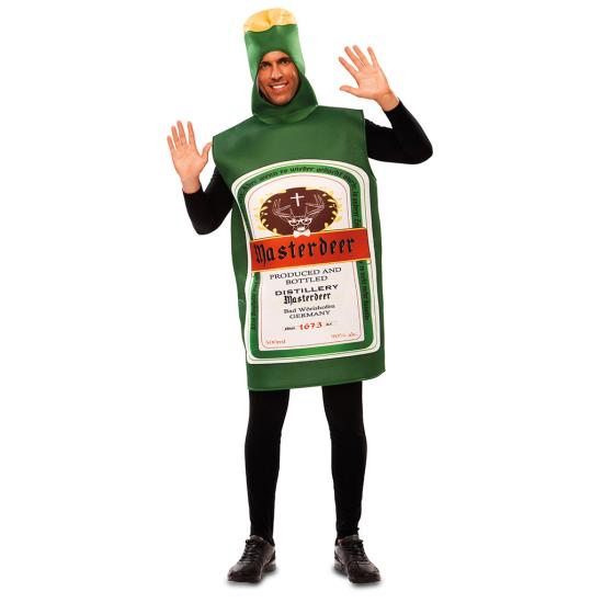 Disfraz de Botella de Jägermeister para Adulto Disfraz de Botella de Jägermeister para Adulto