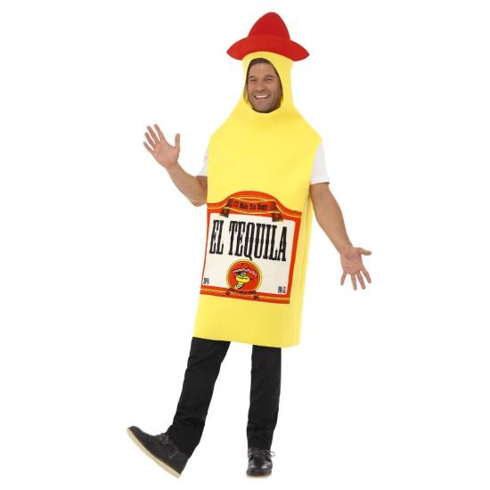 Disfraz de Botella Tequila para adultos Disfraz de Botella Tequila para adultos
