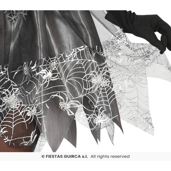 Disfraz de Bruja Telaraña Plateada – Vestido con Sombrero – Disfraz de Halloween para Mujer Disfraz de Bruja Telaraña Plateada – Vestido con Sombrero – Disfraz de Halloween para Mujer