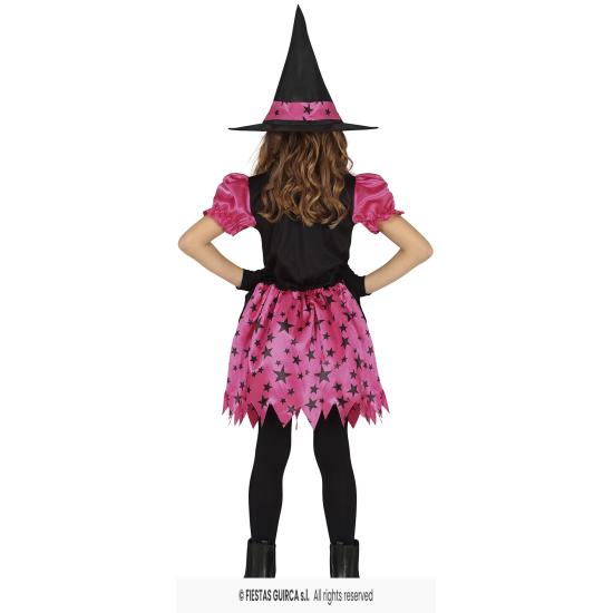 Disfraz de Brujita Rosa Estrellas Disfraz de Brujita Rosa Estrellas