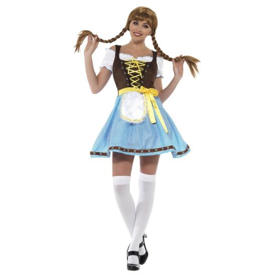 Disfraz de Bávara Azul  de Mujer Disfraz de Bávara Azul  de Mujer