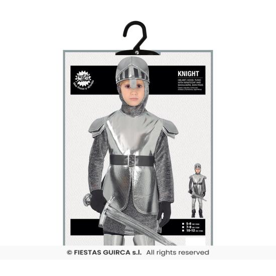 Disfraz de caballero medieval con armadura para niño Disfraz de caballero medieval con armadura para niño
