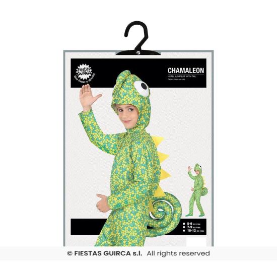 Disfraz de camaleón infantil Disfraz de camaleón infantil