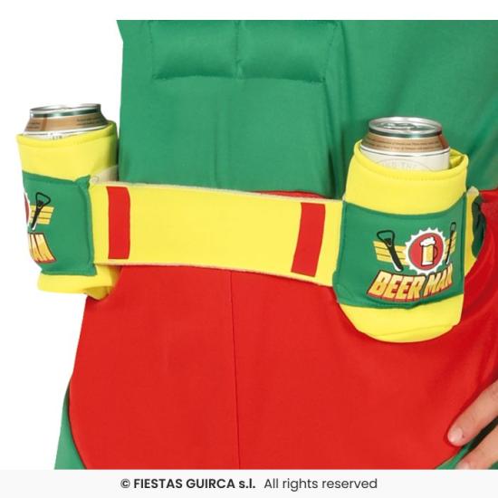 Disfraz de Capitán Super Cervecero Man Disfraz de Capitán Super Cervecero Man