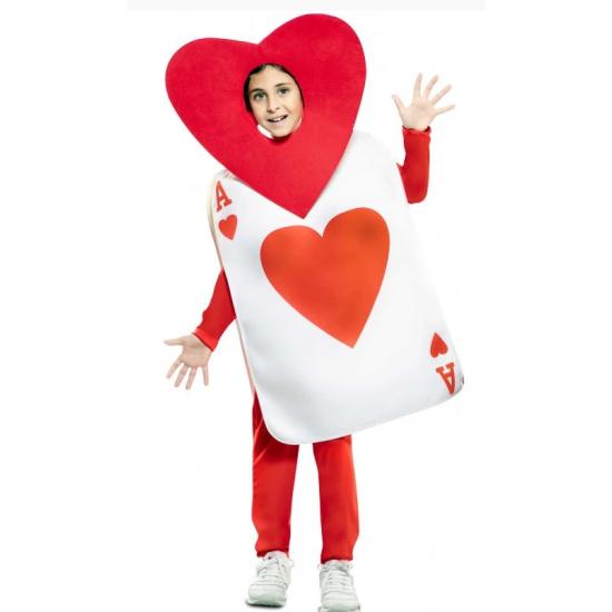 Disfraz Carta As de Corazones Infantil Disfraz Carta As de Corazones Infantil