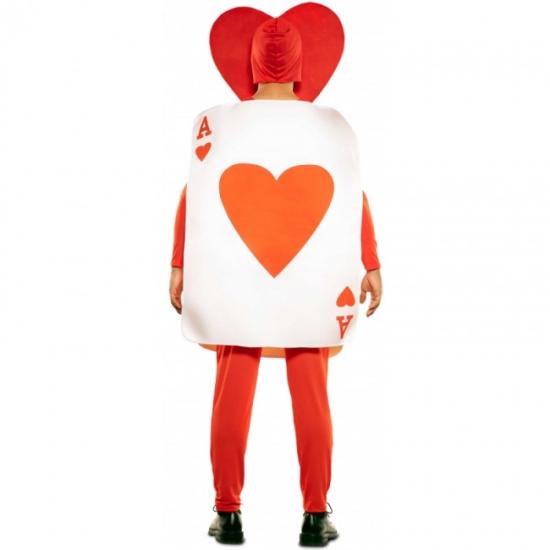 Disfraz de Carta As de Corazones Alicia para adultos Disfraz de Carta As de Corazones Alicia para adultos