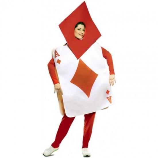 Disfraz de Carta As de Diamantes Alicia para adulto Disfraz de Carta As de Diamantes Alicia para adulto
