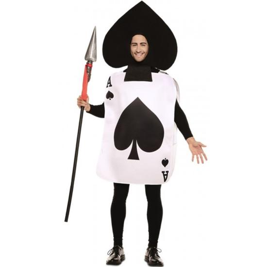 Disfraz de Carta As de Picas Alicia para adulto Disfraz de Carta As de Picas Alicia para adulto