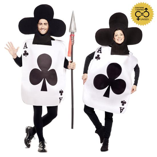 Disfraz de Carta As de Trébol Alicia para adultos Disfraz de Carta As de Trébol Alicia para adultos