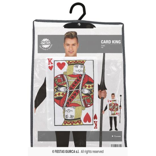 Disfraz de Carta Rey de Corazones Alicia para adulto Disfraz de Carta Rey de Corazones Alicia para adulto