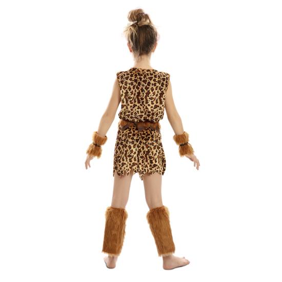 Disfraz de Cavernícola para Niñas Disfraz de Cavernícola para Niñas