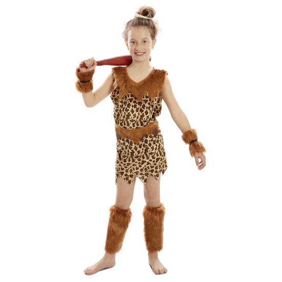 Disfraz de Cavernícola para Niñas Disfraz de Cavernícola para Niñas