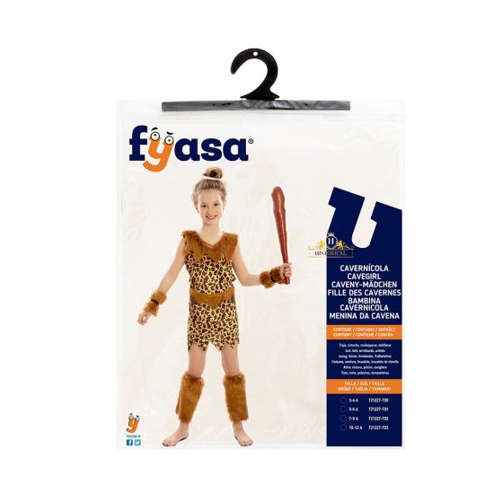 Disfraz de Cavernícola para Niñas Disfraz de Cavernícola para Niñas