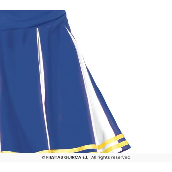 Disfraz de Cheerleader Azul para adulta Disfraz de Cheerleader Azul para adulta