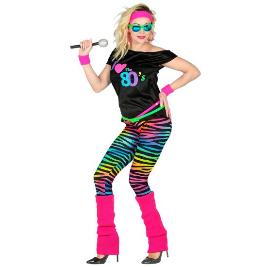 Disfraz  Chica Ochentera para Mujer Disfraz  Chica Ochentera para Mujer