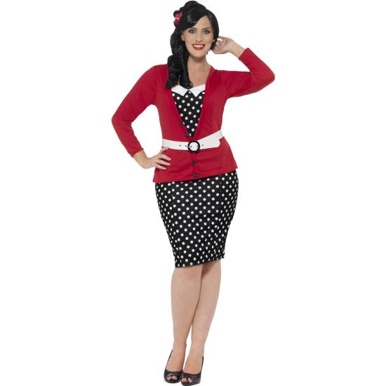 Disfraz de Chica Pin Up para mujer talla grande Disfraz de Chica Pin Up para mujer talla grande