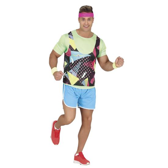 Disfraz de Chico Deportista Años 80 para Hombre Disfraz de Chico Deportista Años 80 para Hombre