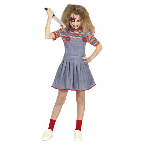 Disfraz de Chucky Diabólica para niña Disfraz de Chucky Diabólica para niña