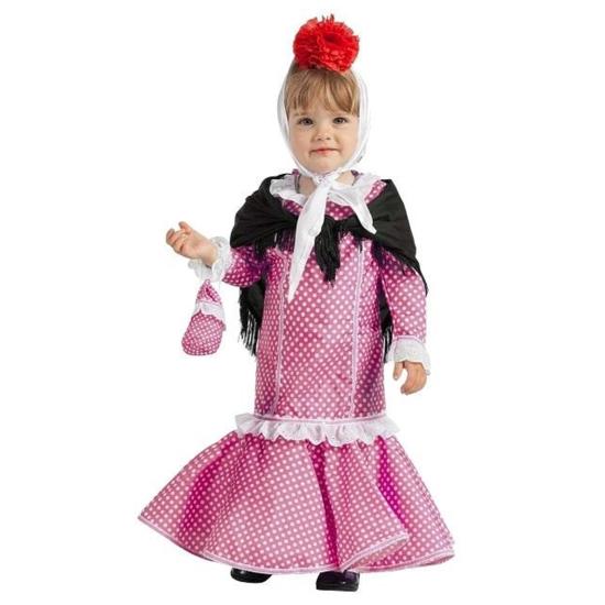 Disfraz de chulapa Rosa para bebé Disfraz de chulapa Rosa para bebé