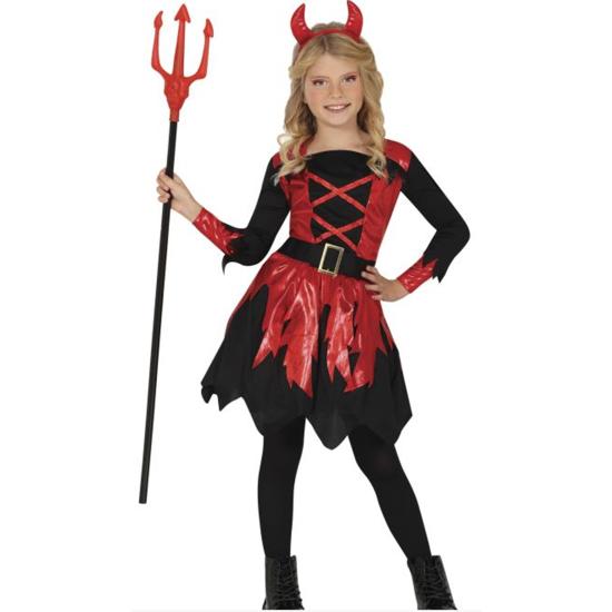 Disfraz de Diabla del infierno para Niña Disfraz de Diabla del infierno para Niña