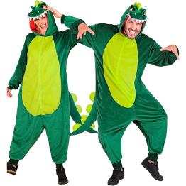Disfraz de Dinosaurio Pijama Unisex para Adultos