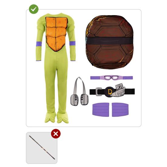 Disfraz de Donatello para hombre - Las Tortugas Ninja Disfraz de Donatello para hombre - Las Tortugas Ninja