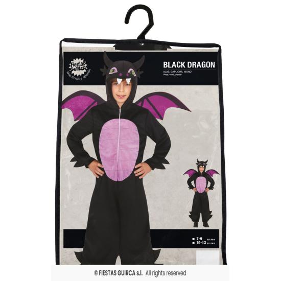 Disfraz de Dragón Negro Infantil Disfraz de Dragón Negro Infantil