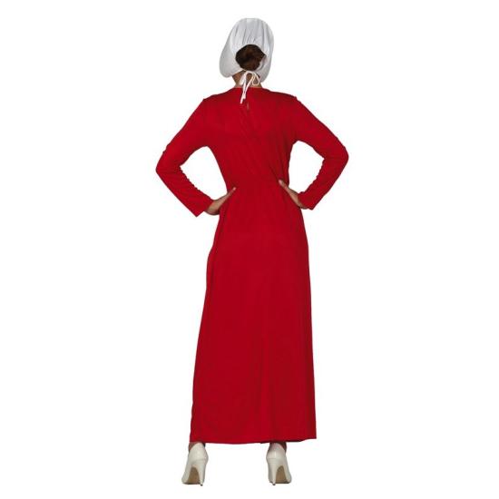 Disfraz de El Cuento de la Criada con tocado para mujer Disfraz de El Cuento de la Criada con tocado para mujer