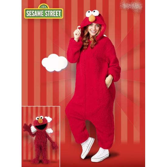 Disfraz de Elmo para adulto - Barrio Sésamo Disfraz de Elmo para adulto - Barrio Sésamo